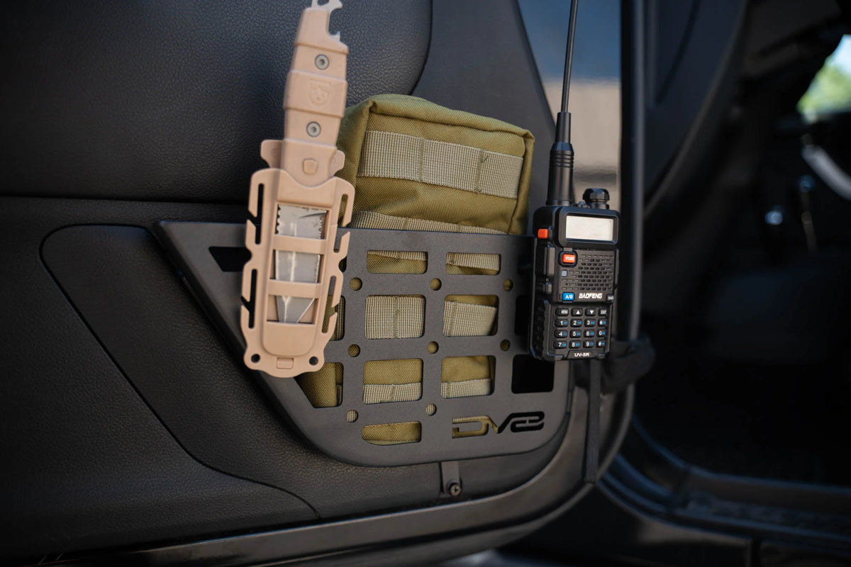 DV8 Offroad 2011-2018 Jeep Wrangler JK Slim Front Door Molle Pockets