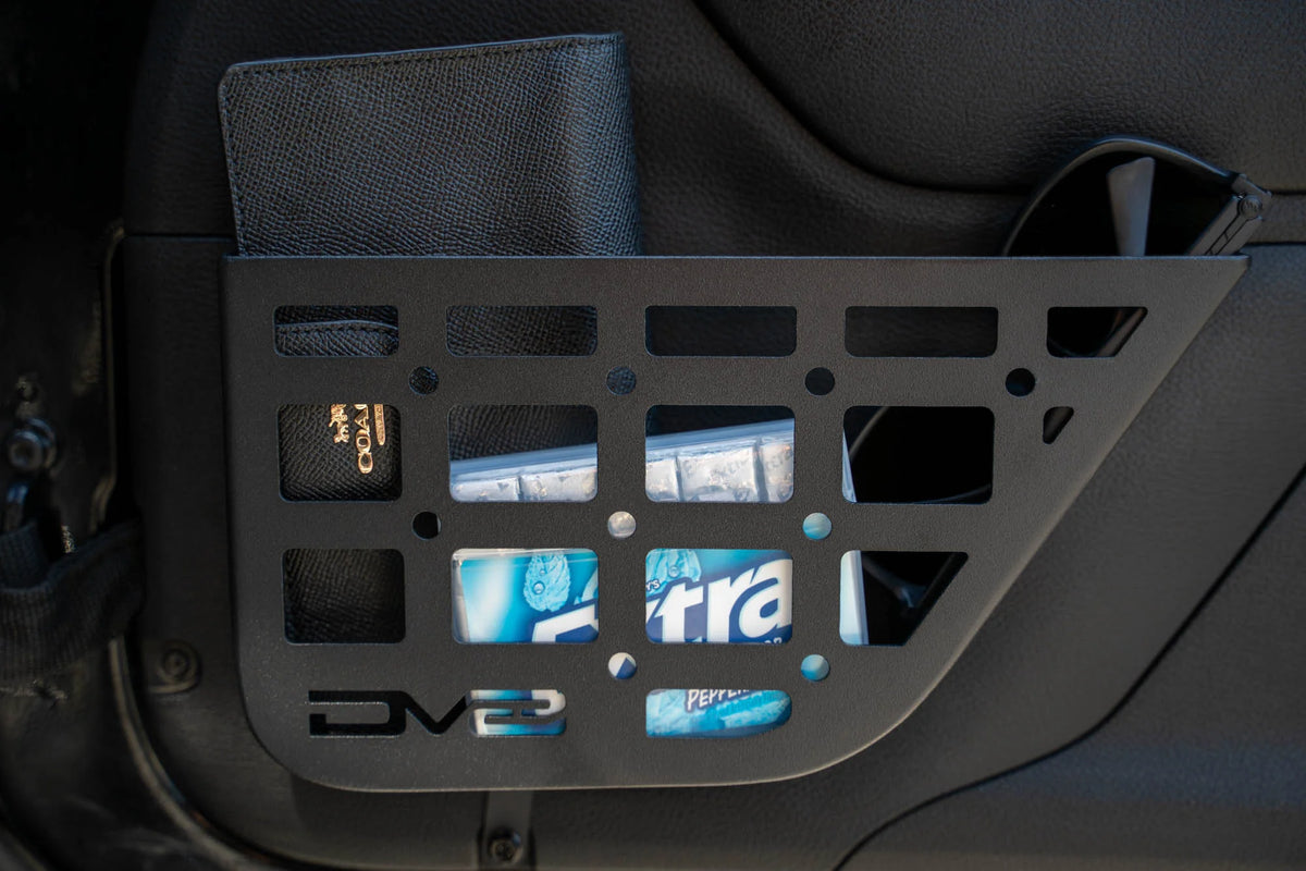 DV8 Offroad 2011-2018 Jeep Wrangler JK Slim Front Door Molle Pockets