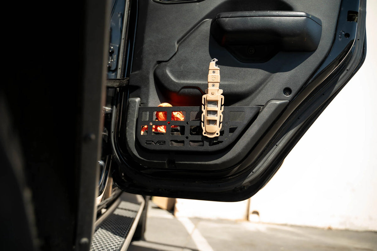 DV8 Offroad 2018-2026 Jeep Wrangler JL & 2020-2026 Gladiator JT Slim Rear Door Molle Pockets