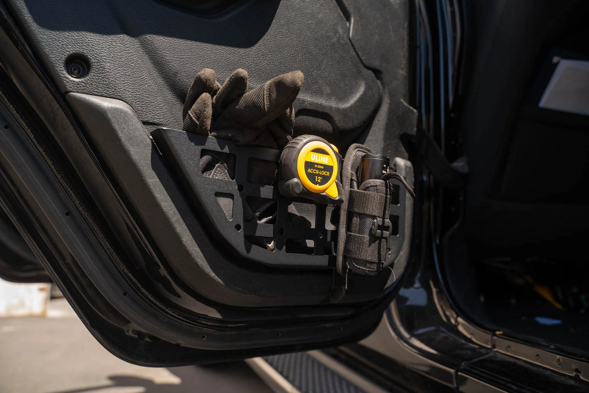 DV8 Offroad 2018-2026 Jeep Wrangler JL & 2020-2026 Gladiator JT Slim Rear Door Molle Pockets