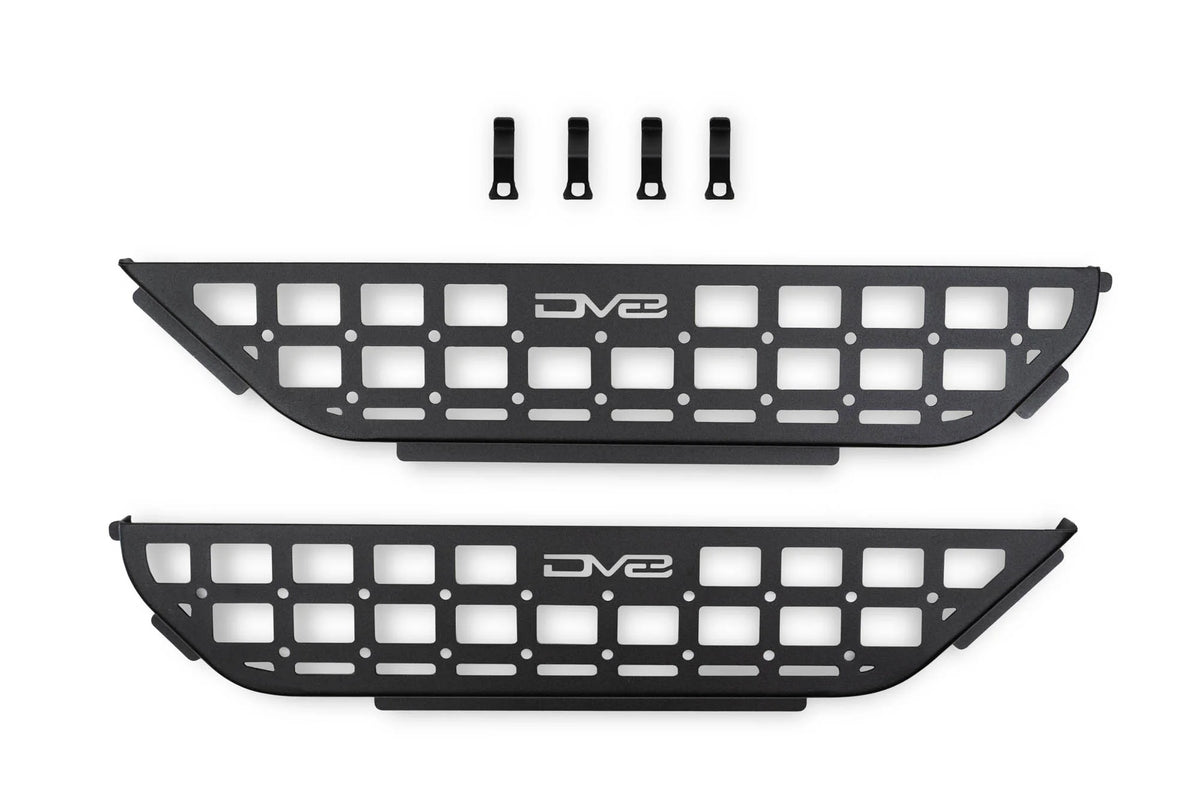 DV8 Offroad 2018-2026 Jeep Wrangler JL & 2020-2026 Gladiator JT Slim Front Door Molle Pockets