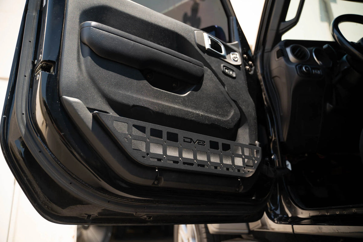 DV8 Offroad 2018-2026 Jeep Wrangler JL & 2020-2026 Gladiator JT Slim Front Door Molle Pockets