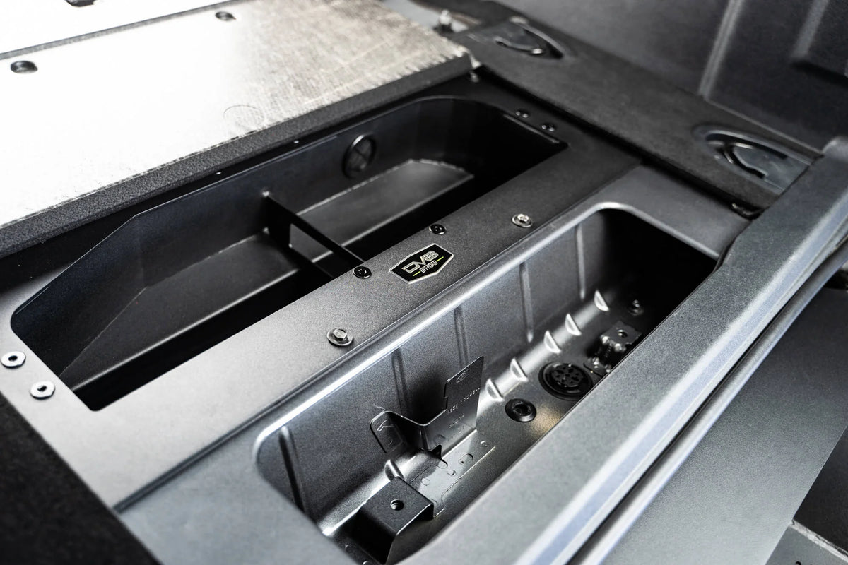 DV8 Offroad 2021-2026 Ford Bronco Air Compressor Mount & Storage Box