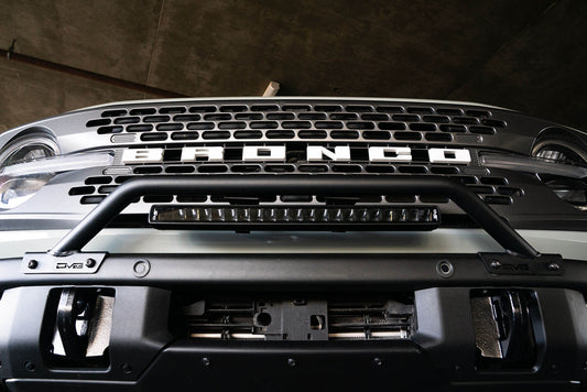 DV8 Offroad Ford Bronco/Bronco Raptor (Not For Factory Plastic Bumper) Factory Bumper Bull Bar - Black