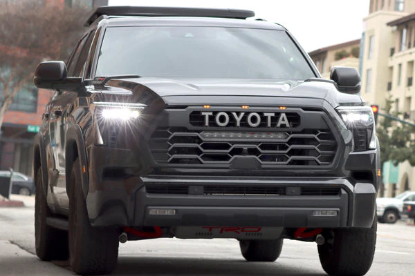 AlphaRex 22-25 Toyota Tundra NOVA-Series Headlights Alpha-Blk (White or Amber DRL)