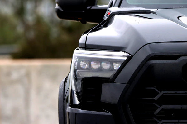 AlphaRex 22-25 Toyota Tundra NOVA-Series Headlights Alpha-Blk (White or Amber DRL)