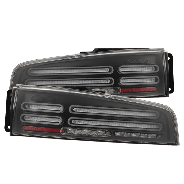 Nissan Z400 Z34 Quad-Loop/Twin-Loop Style Alpharex NOVA-Series Prismatic LED Tail Lights