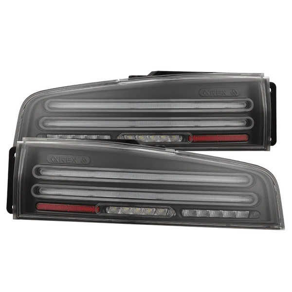 Nissan Z400 Z34 Quad-Loop/Twin-Loop Style Alpharex NOVA-Series Prismatic LED Tail Lights