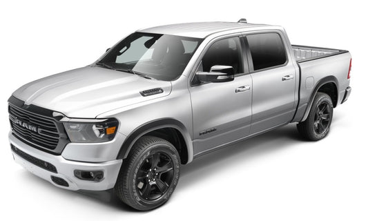 Bushwacker 19-24 Ram 1500 (Excl. Rebel/TRX) 76.3 & 67.4in Bed OE Style Flares 4pc Set - Blk / Smooth