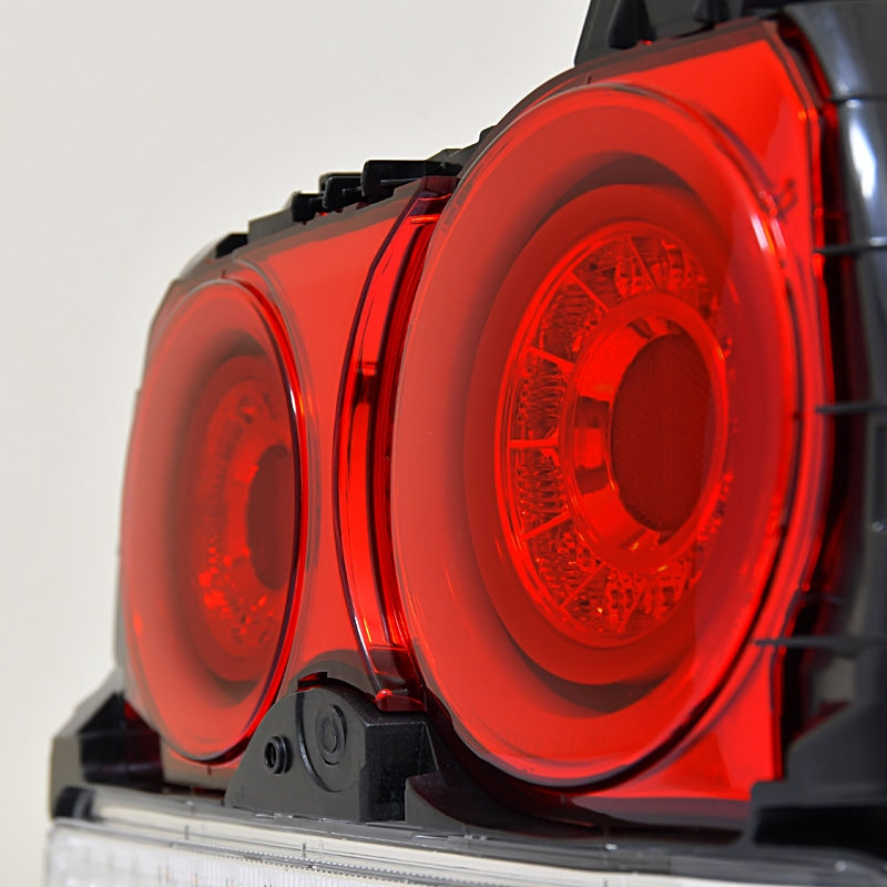 R34 Skyline 4D Sedan ENR34 ER34 HR34 Fiber LED taillights Red Clear