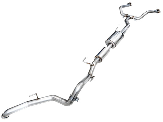 AWE Cat Back 0FG (High Tuck) Exhaust for 22+ Toyota Tundra V35A-FTS V6 Twin Turbo Non Hybrid and Hybrid