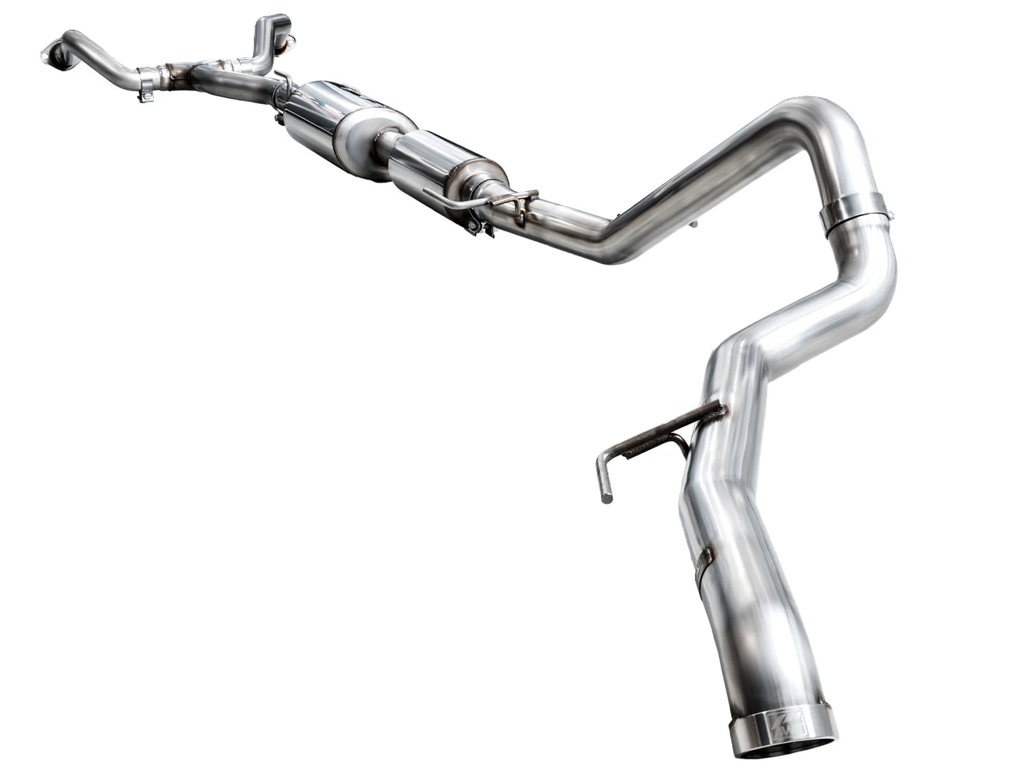 AWE Cat Back 0FG (High Tuck) Exhaust for 22+ Toyota Tundra V35A-FTS V6 Twin Turbo Non Hybrid and Hybrid
