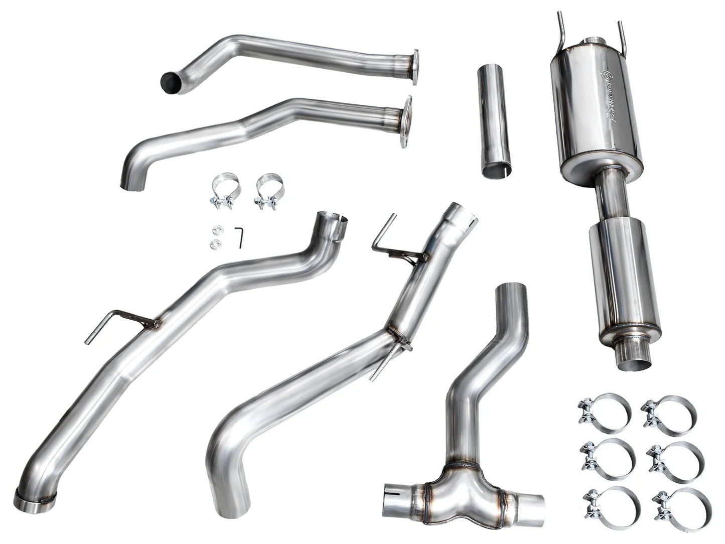 AWE Cat Back 0FG (High Tuck) Exhaust for 22+ Toyota Tundra V35A-FTS V6 Twin Turbo Non Hybrid and Hybrid