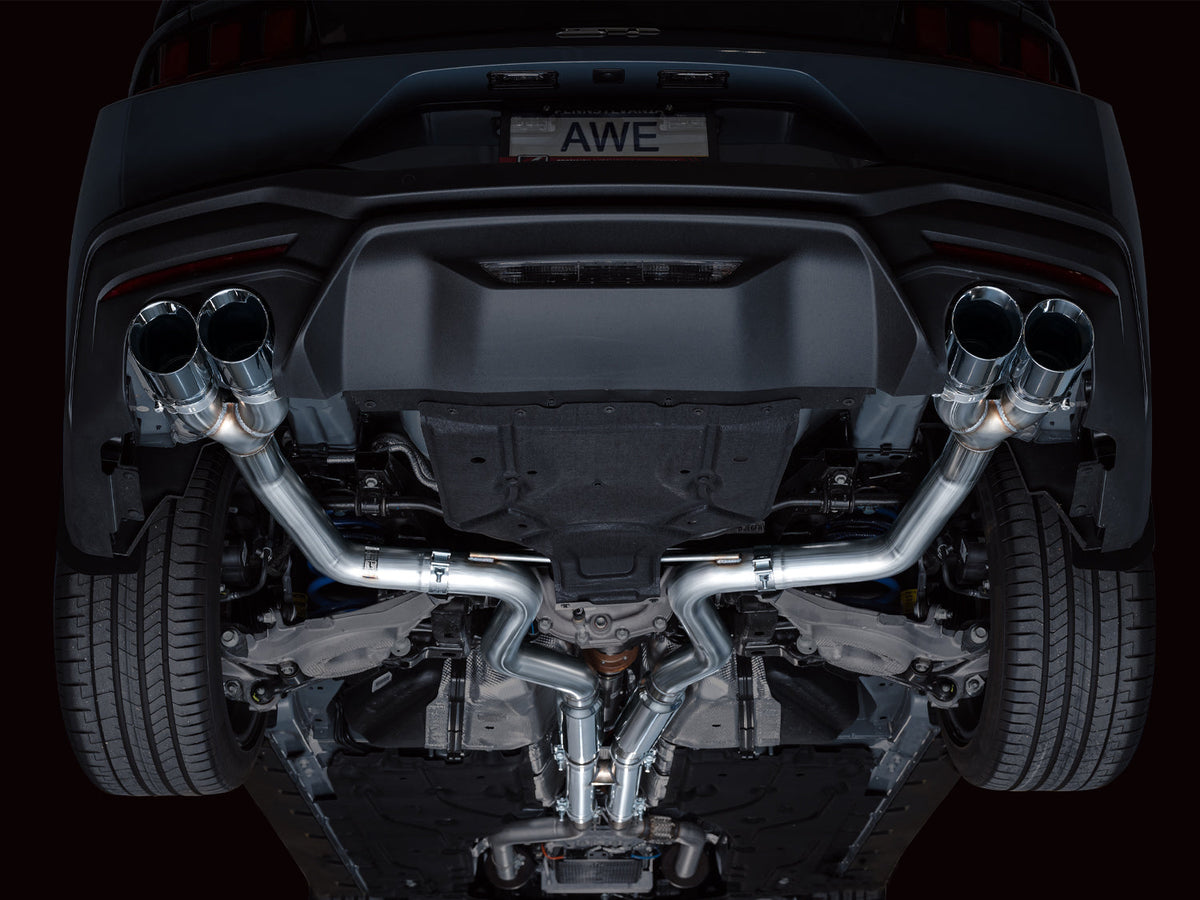 AWE Exhaust Suite | 2024-2026 Ford Mustang GT S650 Quad Tip 5.0L