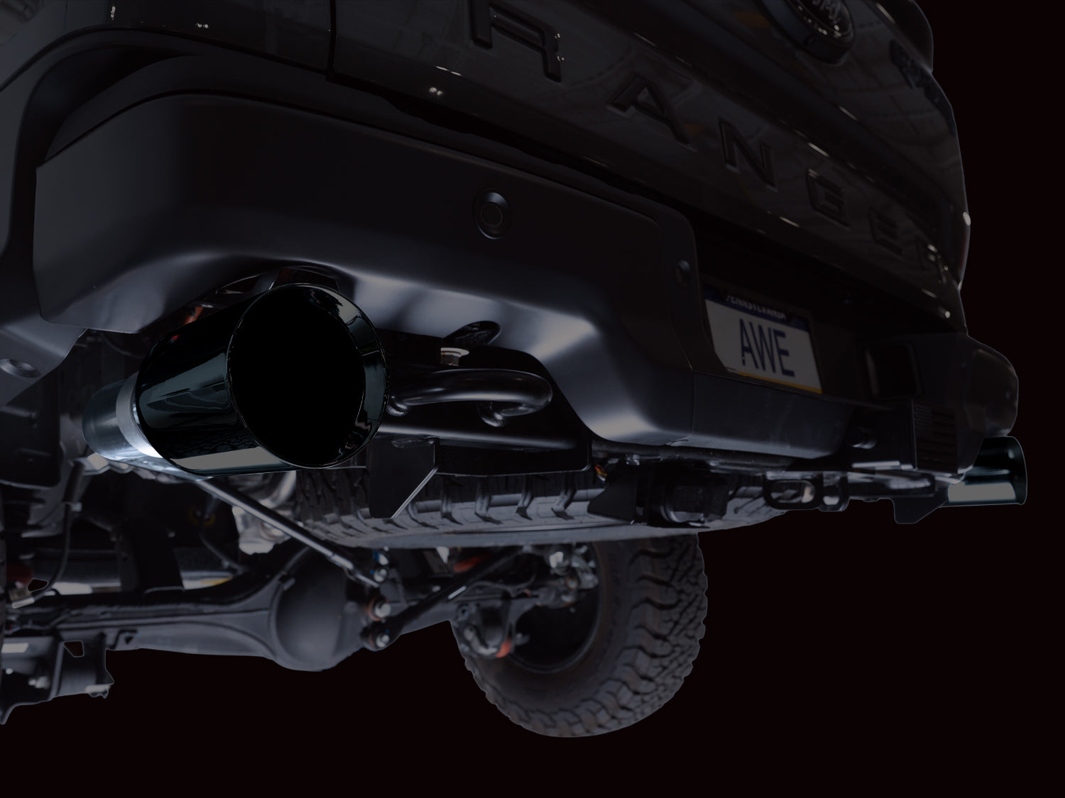 AWE SwitchPath Exhaust Ford Ranger Raptor Diamond Black