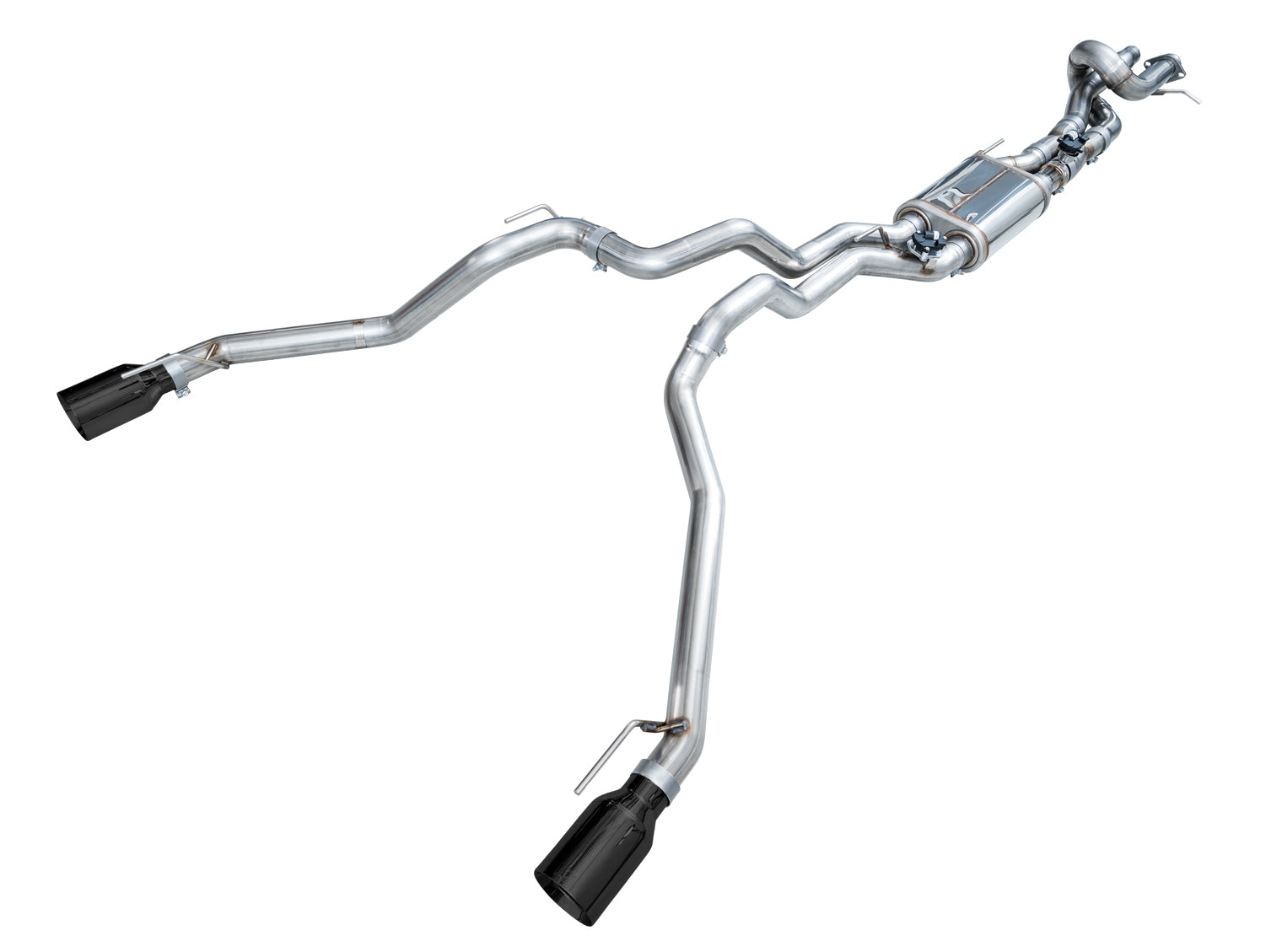 AWE SwitchPath Exhaust Ford Ranger Raptor Diamond Black Tips