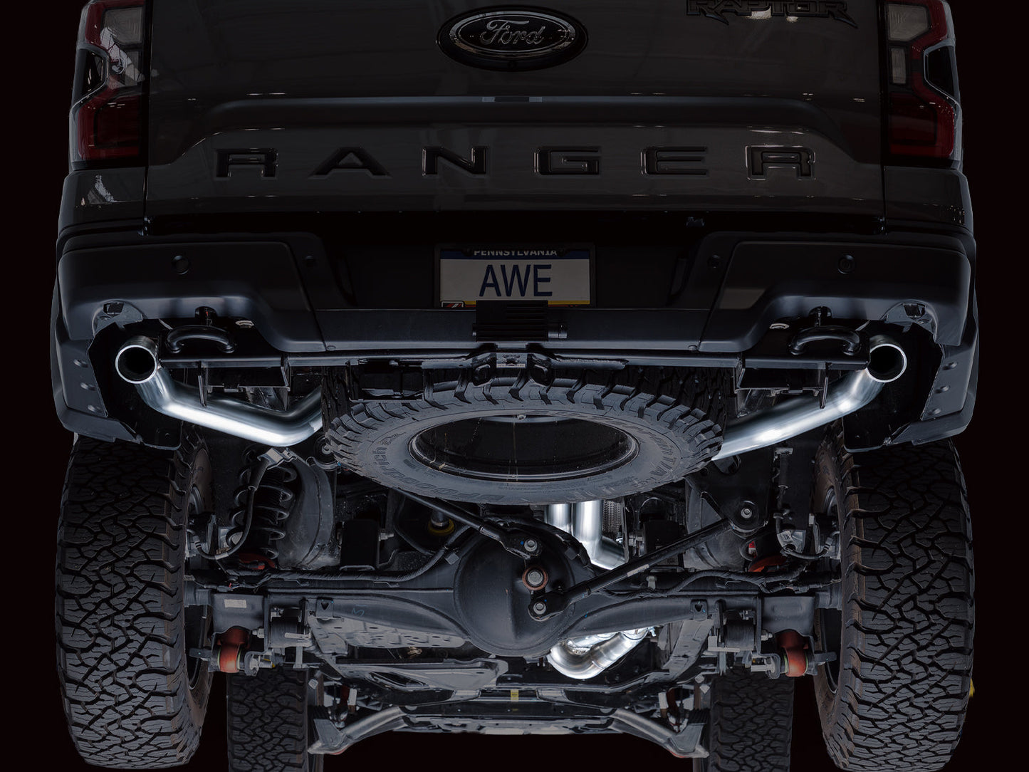 AWE SwitchPath Exhaust Ford Ranger Raptor BashGuard