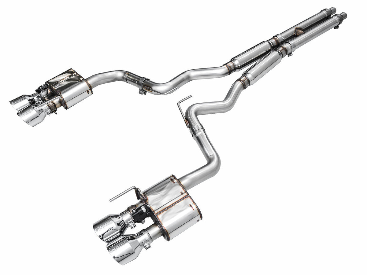 AWE Exhaust Suite | 2024-2026 Ford Mustang GT S650 Quad Tip 5.0L