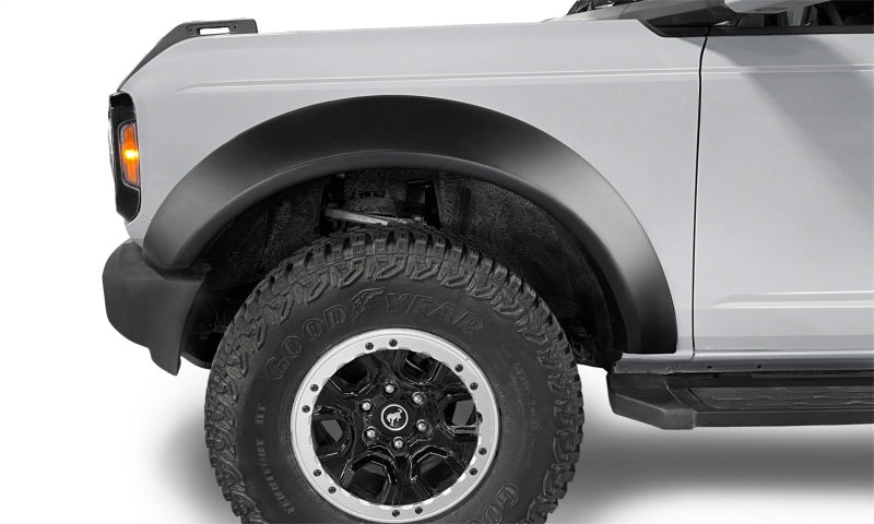Bushwacker 2021+ Ford Bronco Extend-A-Flares 4pc - Black For 2 Door / 4 Door