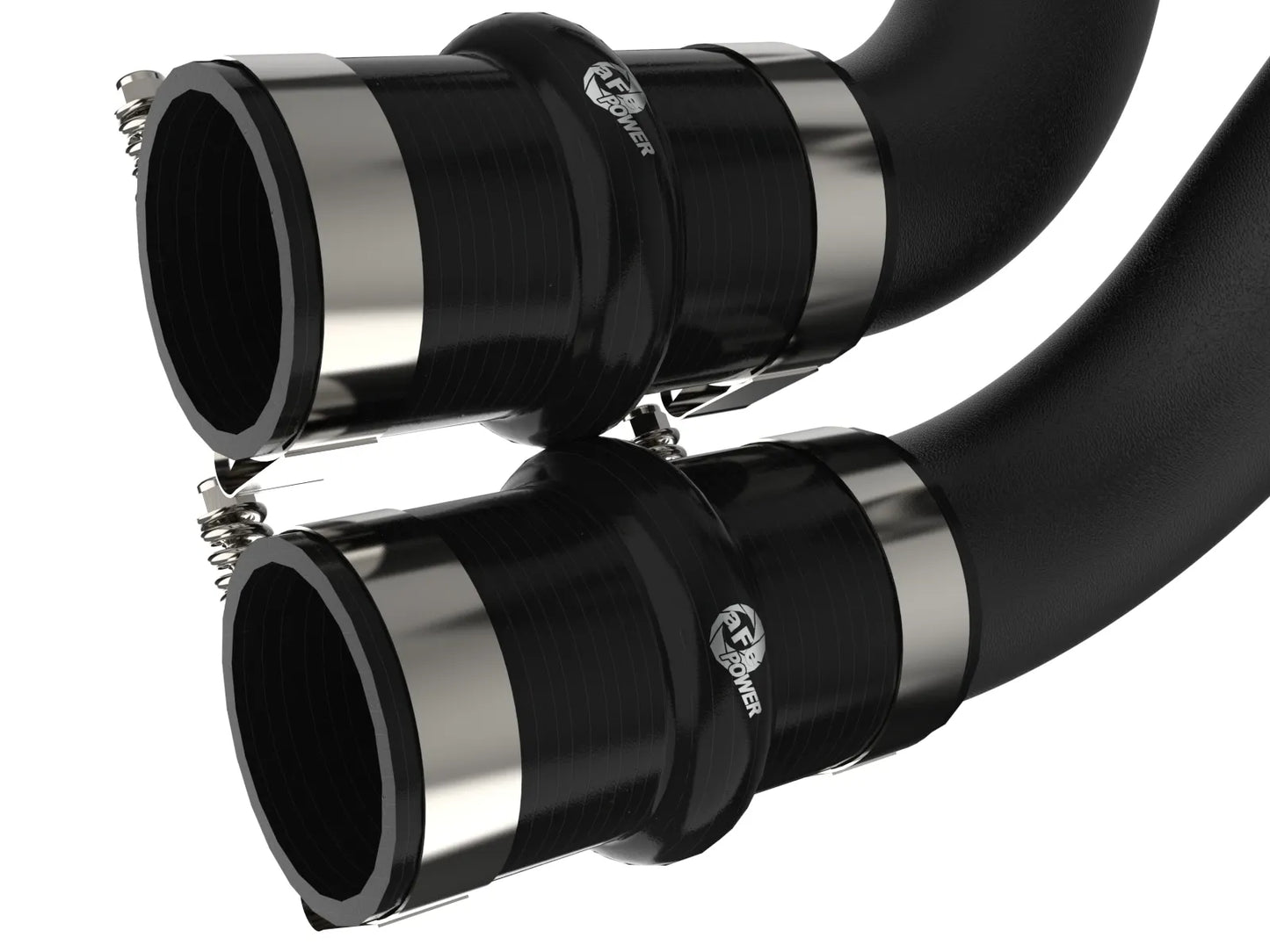 aFe POWER BladeRunner Aluminum Hot & Cold Charge Pipe Kit Black – Gen 3 2021+ Ford F-150 / Raptor 3.5L EcoBoost