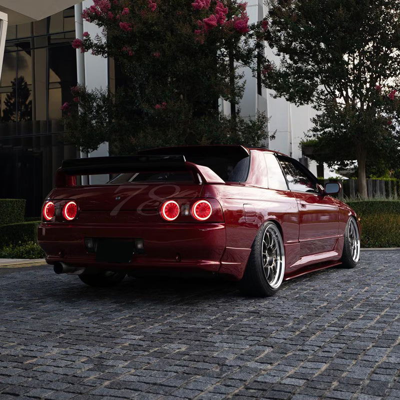 R32 Skyline GTS GT-R 2D Coupe Skylight/LED Tail Lights V2 Red Clear