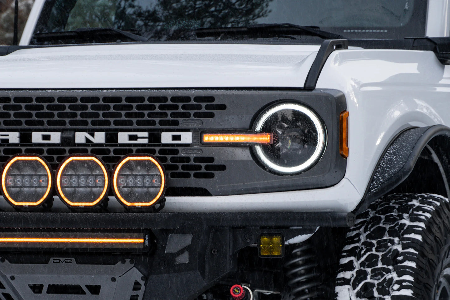 2021+ MY Ford Bronco Black Headlights (Fits All Trims)