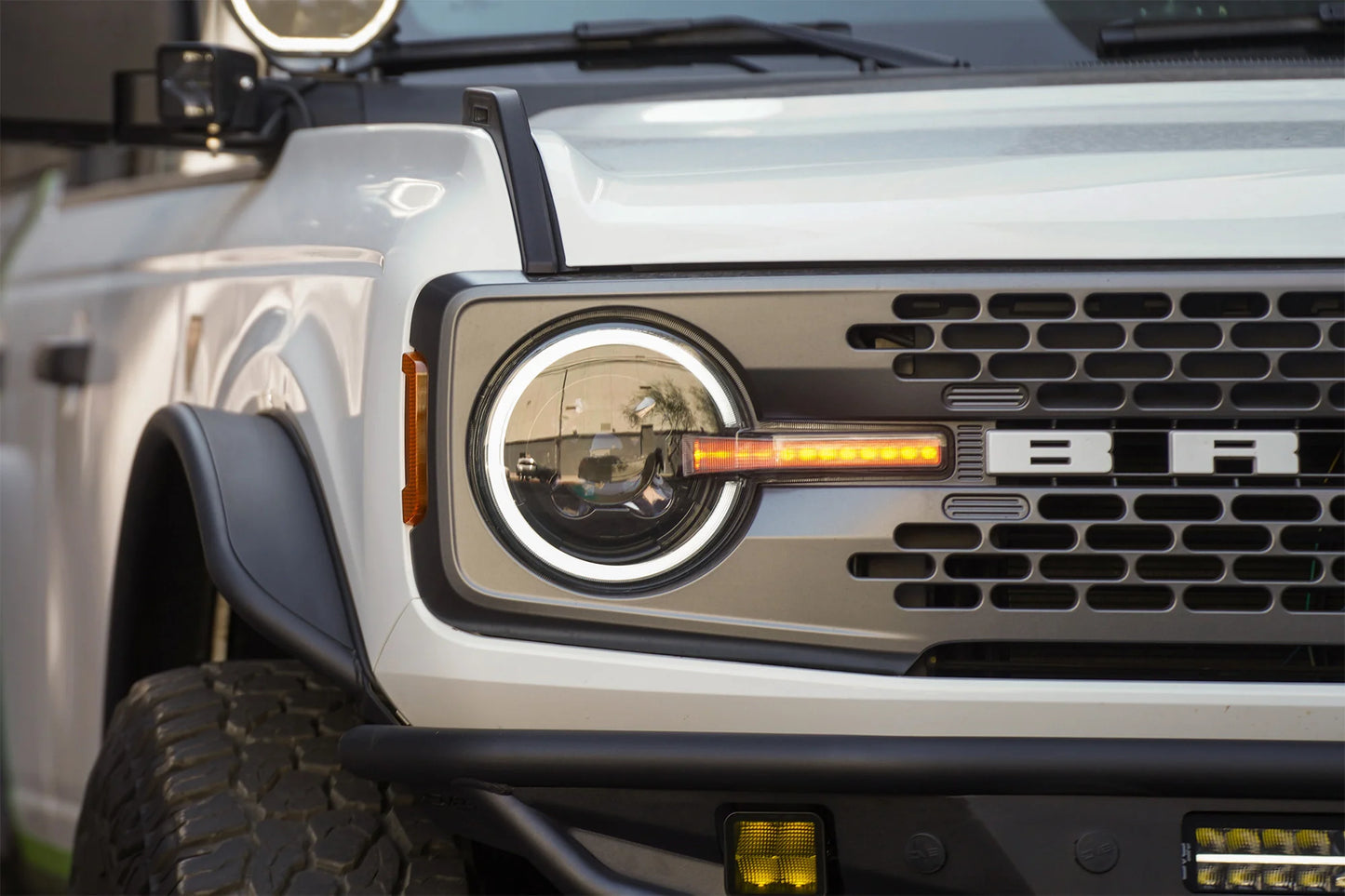 2021+ MY Ford Bronco Black Headlights (Fits All Trims)