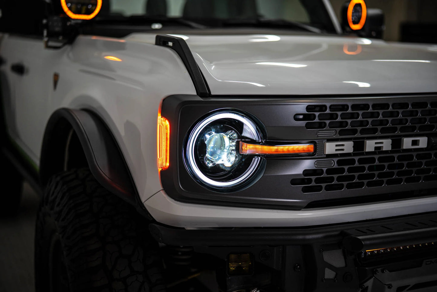 2021+ MY Ford Bronco Black Headlights (Fits All Trims)