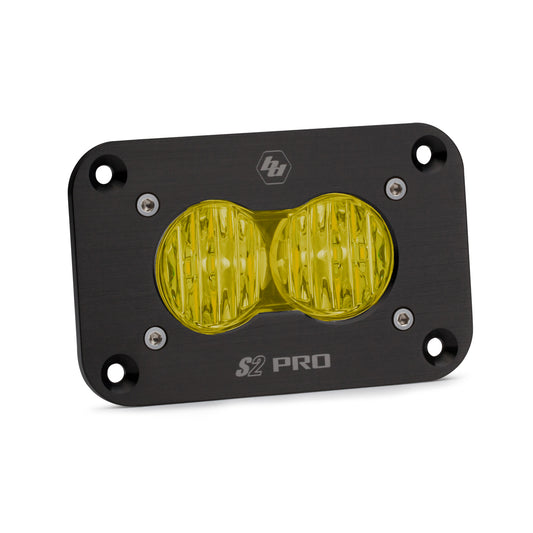 Baja Designs S2 Pro Flush Mount Wide Cornering Pattern LED Work Light