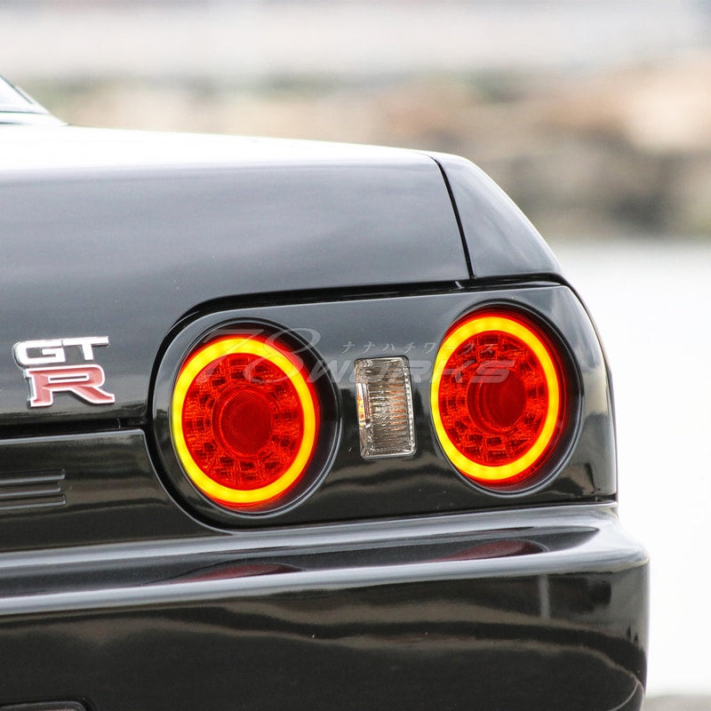 R32 Skyline GTS GT-R 2D Coupe Skylight/LED Tail Lights V2 Red Clear