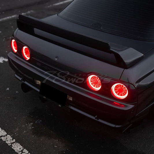R32 Skyline GTS GT-R 2D Coupe Skylight/LED Tail Lights V2 Red Clear