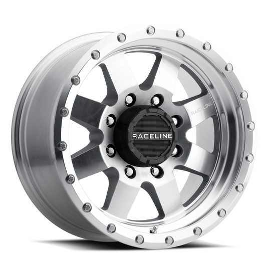 Raceline 17" 935MC Defender Machined Polish Wheels for Truck/SUV (Price per Wheel)