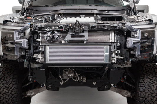 Raptor R High-Mount Heat Exchanger installed