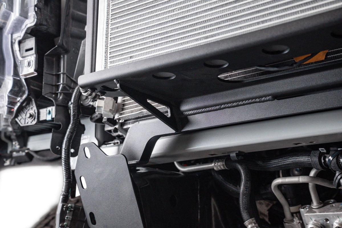 Raptor R High-Mount Heat Exchanger mounting detail