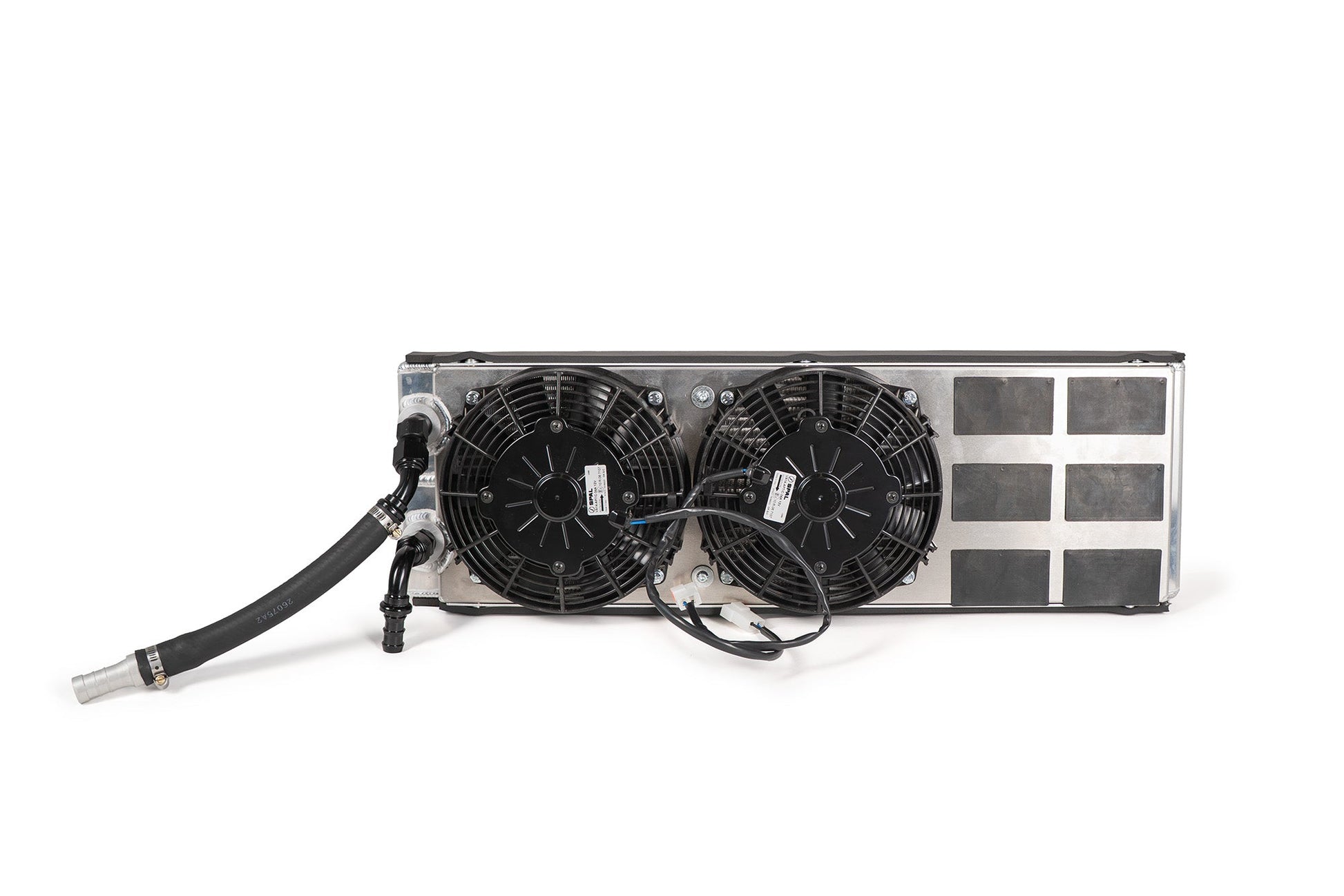 Raptor R High-Mount Heat Exchanger rear view with dual fans