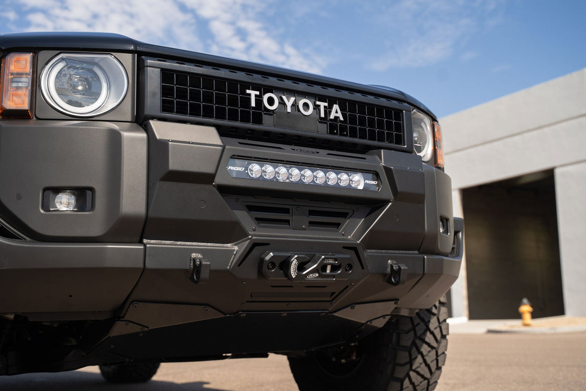 ADD Land Cruiser 250 Stealth winch bumper outdoor front detail