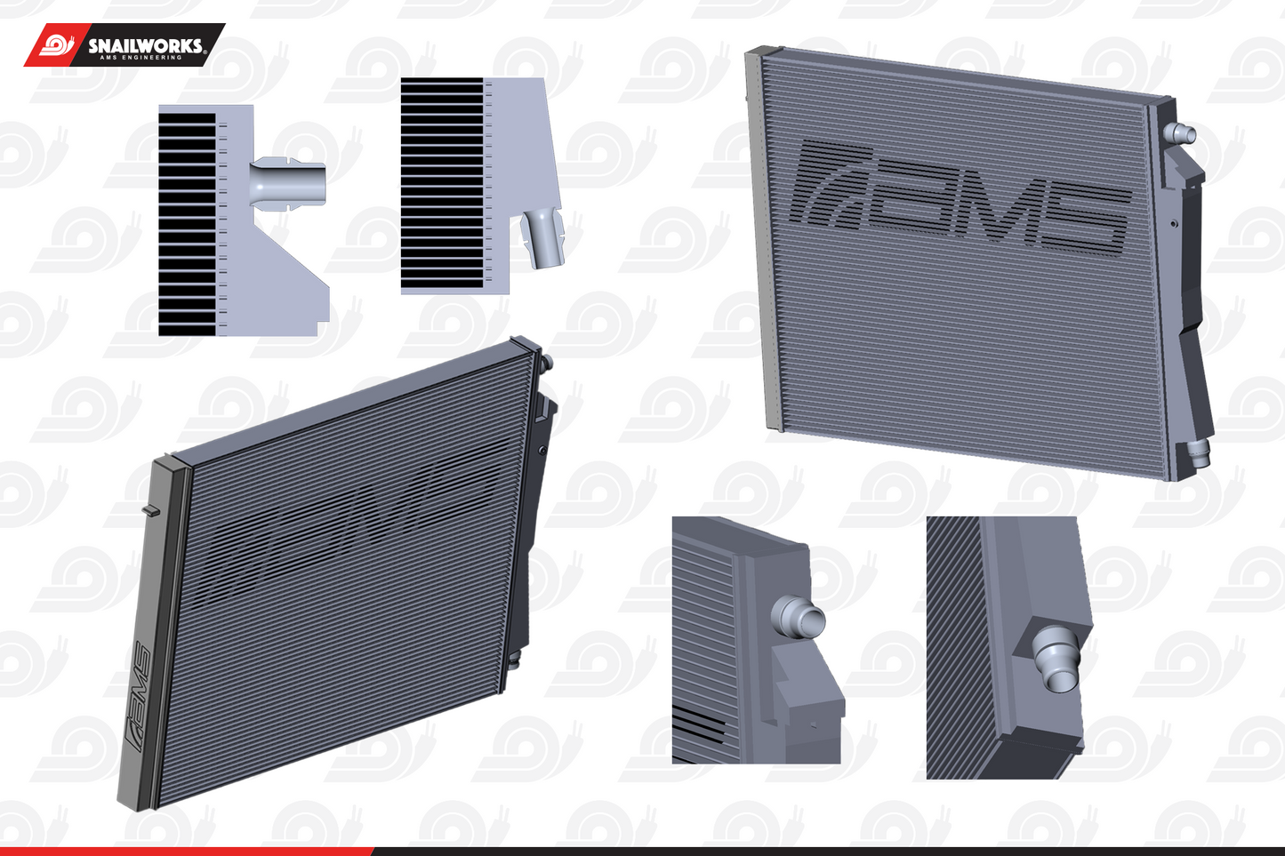 AMS Performance BMW G8X M2/M3/M4 S58 Heat Exchanger