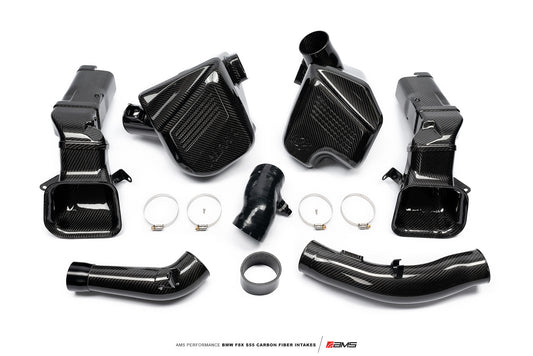 AMS Performance BMW M3/M4 S55 Carbon Intakes (F80/F82/F83)