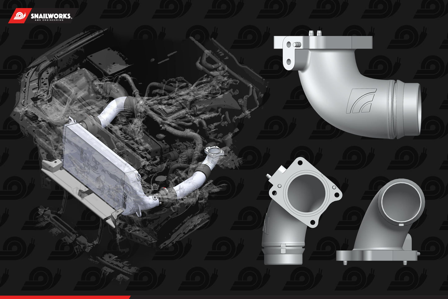 AMS Performance Toyota T24A Billet Throttle Body Inlet