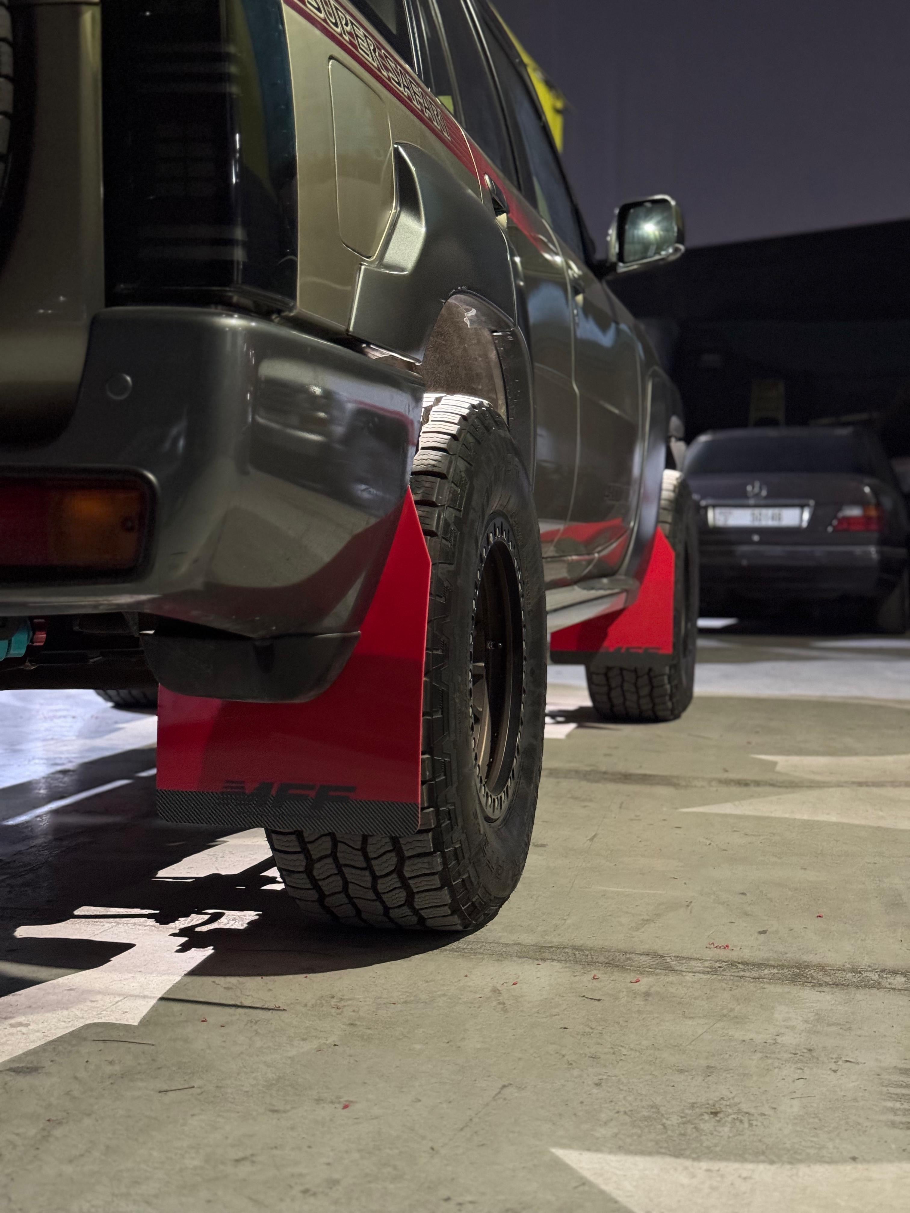 MFF Universal Mud Flaps 4x4 , Truck , SUV & Rally Homoligation