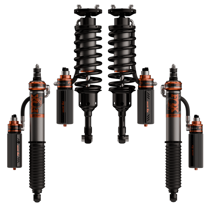 FOX 3.2 Factory Race DSC EVO 2-3" Front / 0-1.5" Rear Coilover and Shock Kit for 2024-2026 Toyota Land Cruiser 250