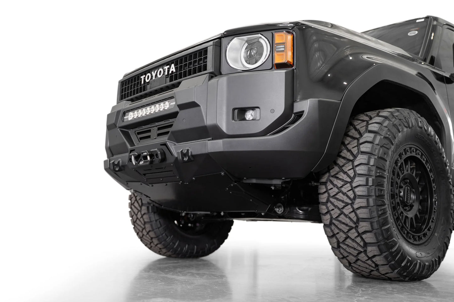 ADD Toyota Land Cruiser Prado LC250 Stealth Center Mount Winch Front Bumper