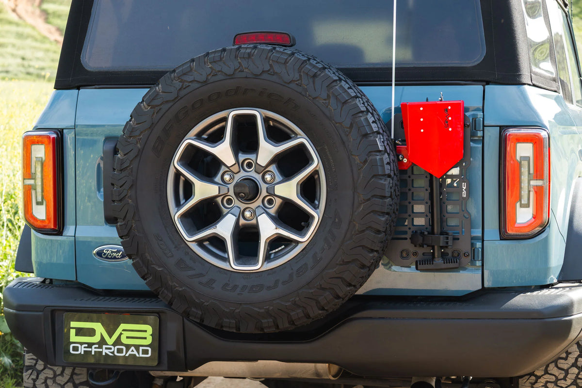 DV8 2021-2026 Ford Bronco Tailgate Reinforcement Molle Panel
