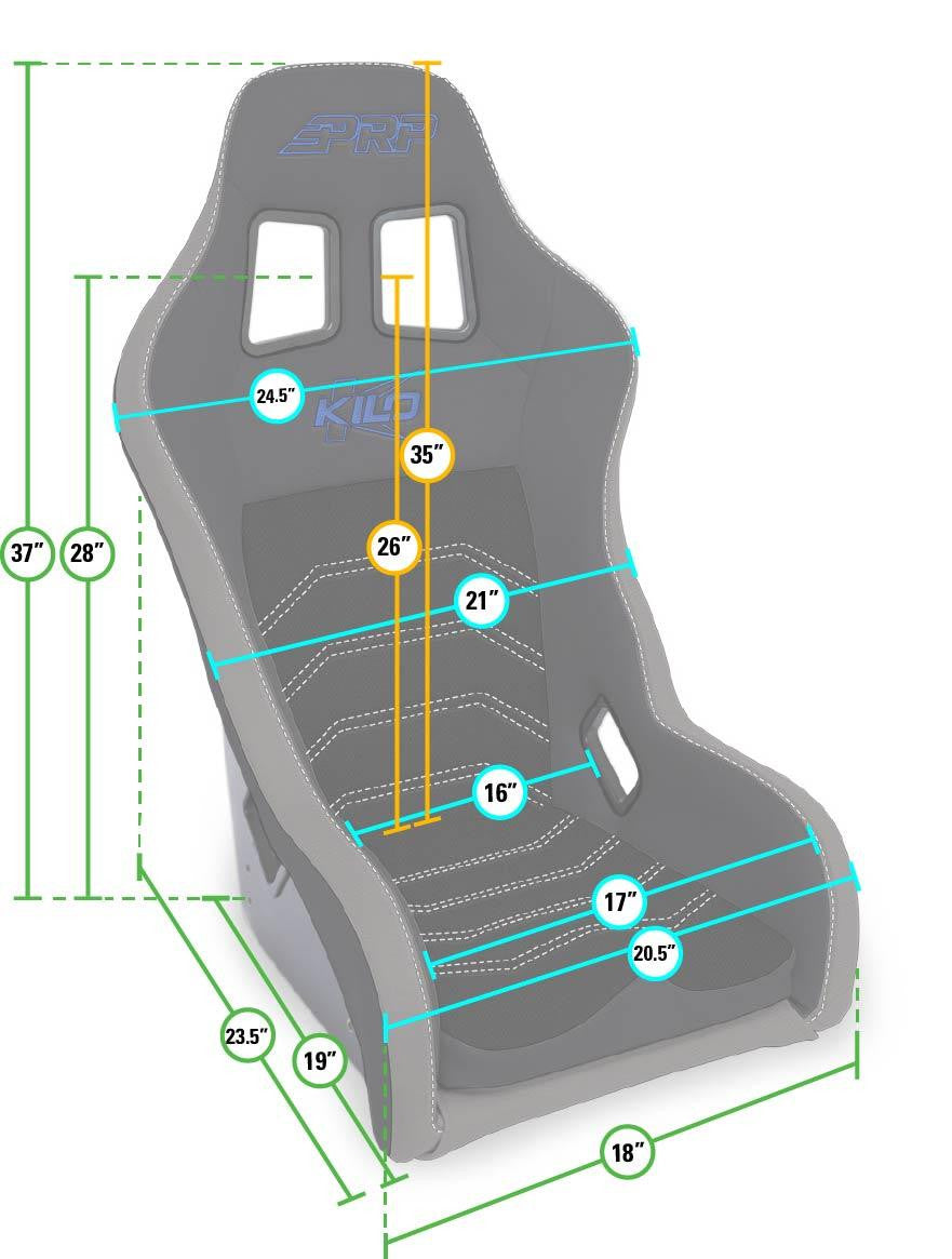 PRP Kilo Composite Seat (Price Per Seat)