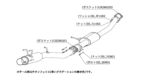 Kakimoto Exhaust System for Nissan Skyline GTR Fits all variants