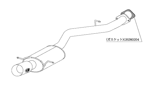 Kakimoto Exhaust System for Mazda RX-7