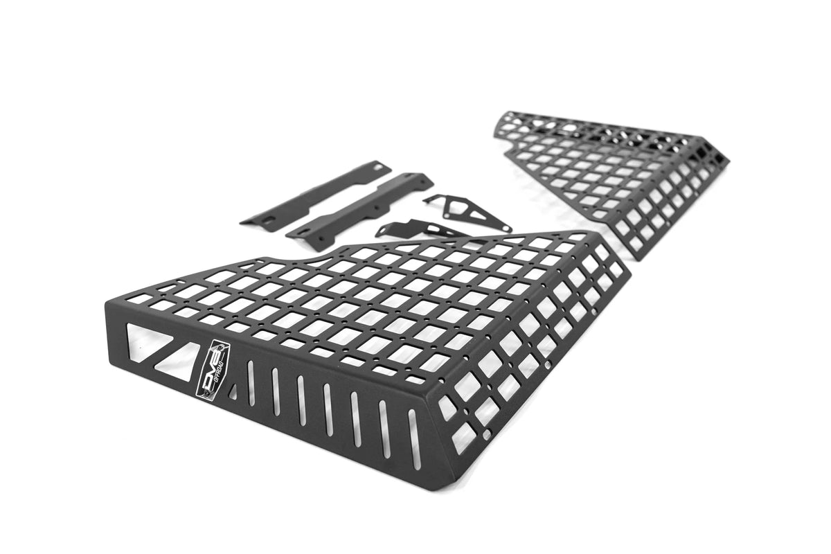 DV8 Offroad 2007-2018 Jeep Wrangler JK 4-Door Pocketed Rear Window Molle Panels