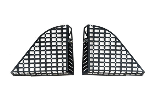 DV8 Offroad 2018-2026 Jeep Wrangler JL 4-Door Rear Window Pocketed Molle Panels