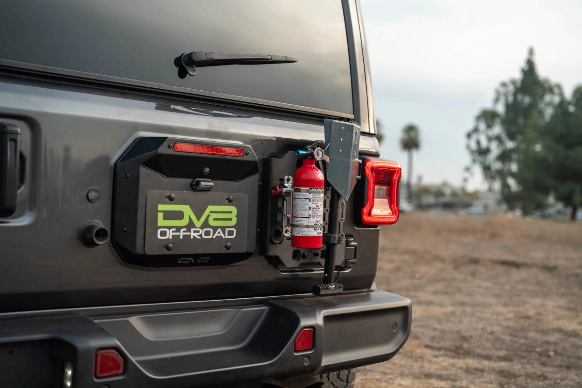 DV8 Offroad 2018-2026 Jeep Wrangler JL Tailgate Reinforcement Molle Panel