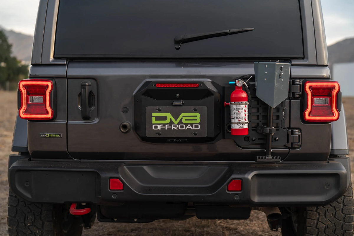 DV8 Offroad 2018-2026 Jeep Wrangler JL Tailgate Reinforcement Molle Panel